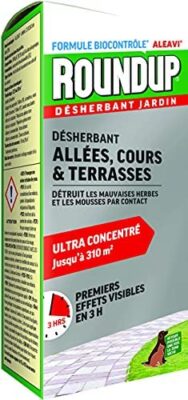 Roundup Liquide Desherbant Allées Cours & Terrasses Concentré, 700ml