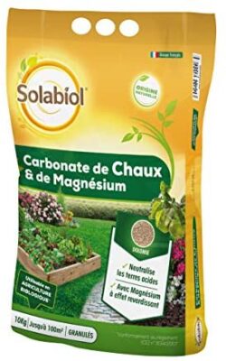 SOLABIOL SOCHAUX10 Carbonate De Chaux Et De Magnésium 10kg, Efficace