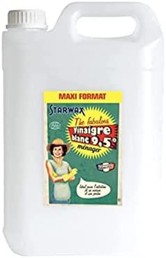 STARWAX FABULOUS Vinaigre Blanc 9.5° sans Parfum – 6L – Idéal pour l’Entretien de sa Maison et son Jardin – Anti-Calcaire Puissante – Vertus Domestiques – Ecocert STARWAX FABULOUS Vinaigre Blanc 9.5° sans Parfum – 6L – Idéal pour l’Entretien de sa Maison et son Jardin – Anti-Calcaire Puissante – Vertus Domestiques – Ecocert