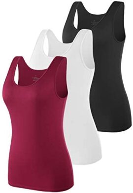 Vislivin Débardeur Femmes Décontractés Extensibles Tank Top