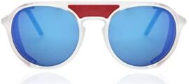 Vuarnet Lunettes De Soleil Ice Ronde Cristal/grey Polar Blue Flash