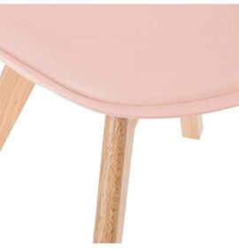 Atmosphera Chaise Salle Manger Baya Rose poudré Atmosphera Chaise Salle Manger Baya Rose poudré 2