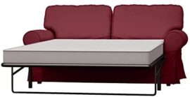 Slipcover Le Ektorp Canapé-lit Deux Places de Remplacement de Couverture est Fait sur Mesure pour IKEA Ektorp 2 Places Sleeper Seulement, Un Causeuse Remplacement de la qualité Vin Rouge Coton Slipcover Le Ektorp Canapé-lit Deux Places de Remplacement de Couverture est Fait sur Mesure pour IKEA Ektorp 2 Places Sleeper Seulement, Un Causeuse Remplacement de la qualité Vin Rouge Coton 5