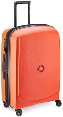 DELSEY PARIS – BELMONT + – Valise rigide extensible 4 doubles roues – 71 cm, orange DELSEY PARIS – BELMONT + – Valise rigide extensible 4 doubles roues – 71 cm, orange 2