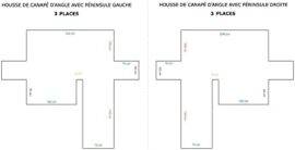 Banzaii Housse de Canapé d’Angle Réversible Matelassée avec Méridien Gauche / Droite – Protège Canapé Anti-Taches en Forme de L 3 Places 240 cm, Gris Foncé Banzaii Housse de Canapé d’Angle Réversible Matelassée avec Méridien Gauche / Droite – Protège Canapé Anti-Taches en Forme de L 3 Places 240 cm, Gris Foncé 4