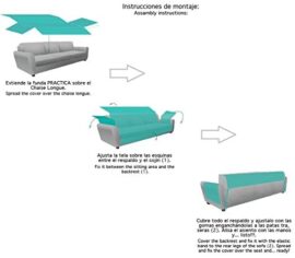 Textilhome – Housse de Canapé Protecteur Adele , Taille 3 Places. Housse Matelasse Réversible. Couleur Grey Textilhome – Housse de Canapé Protecteur Adele , Taille 3 Places. Housse Matelasse Réversible. Couleur Grey 6