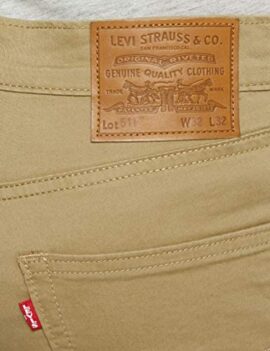 Levi’s 511 Slim Fit Jeans, Harvest Gold Sueded Sateen WT B, 32W / 34L Homme Levi’s 511 Slim Fit Jeans, Harvest Gold Sueded Sateen WT B, 32W / 34L Homme 5