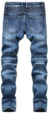 YOUTHUP Jeans Homme Droit Stretch Pantalon Vintage en Denim Pantalon Nervuré Casual Jeans de Motard Été YOUTHUP Jeans Homme Droit Stretch Pantalon Vintage en Denim Pantalon Nervuré Casual Jeans de Motard Été 2