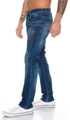 ROCK CREEK Mens Jeans Bleu Profond RC-2110 [W34 L36] ROCK CREEK Mens Jeans Bleu Profond RC-2110 [W34 L36] 2