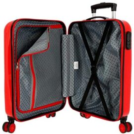 Marvel Spiderman Black Valise Trolley Cabine Rouge 37x55x20 cms Rigide ABS Serrure à combinaison 34L 2,6Kgs 4 roues doubles Bagage à main Marvel Spiderman Black Valise Trolley Cabine Rouge 37x55x20 cms Rigide ABS Serrure à combinaison 34L 2,6Kgs 4 roues doubles Bagage à main 5