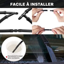 OTUAYAUTO Kit de Tuyau Essuie Glace, 6 Mètres Tuyau de Liquide de Lave-Glace Universal avec 18 Pcs Raccord de Tuyau OTUAYAUTO Kit de Tuyau Essuie Glace, 6 Mètres Tuyau de Liquide de Lave-Glace Universal avec 18 Pcs Raccord de Tuyau 4