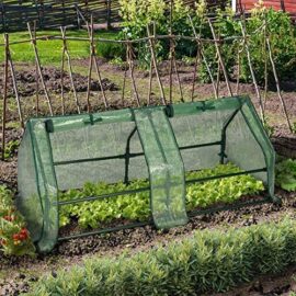 IDMarket – Serre châssis de Jardin spéciale forçage L.120 CM Verte IDMarket – Serre châssis de Jardin spéciale forçage L.120 CM Verte 2