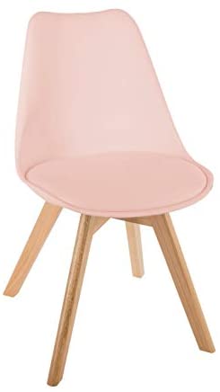 Atmosphera Chaise Salle Manger Baya Rose poudré Atmosphera Chaise Salle Manger Baya Rose poudré