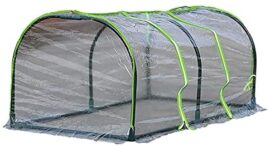 Blanketswarm Serre tunnel de jardin portable 120 x 60 x 50 cm avec ouverture zippée pour plantes d’intérieur ou d’extérieur Blanketswarm Serre tunnel de jardin portable 120 x 60 x 50 cm avec ouverture zippée pour plantes d’intérieur ou d’extérieur