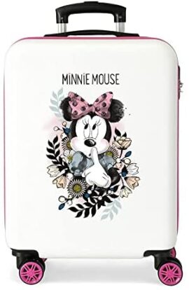 Disney Minnie Style Valise Trolley Cabine Multicolore 37x55x20 cms Rigide ABS Serrure à combinaison 38.4L 2,9Kgs 4 roues doubles Bagage à main