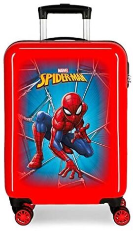 Marvel Spiderman Black Valise Trolley Cabine Rouge 37x55x20 cms Rigide ABS Serrure à combinaison 34L 2,6Kgs 4 roues doubles Bagage à main Marvel Spiderman Black Valise Trolley Cabine Rouge 37x55x20 cms Rigide ABS Serrure à combinaison 34L 2,6Kgs 4 roues doubles Bagage à main