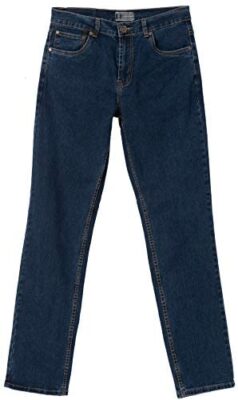 Rayon Hommes Le Regular Pantalon Jean Extensible 5 Poches Coupe Droite Disponible en Grande Taille Attention Taille FRANÇAISE