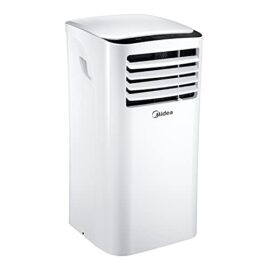 Midea Climatiseur Mobile Eco Friendly Lite 7000 BTU/H, 3-EN-1 Refroidisseur Déshumidificateur Ventilateur, Follow me, Mode nuit, Design compact, Pour pièces de 25㎡/68m³, EEK A+, R290 Midea Climatiseur Mobile Eco Friendly Lite 7000 BTU/H, 3-EN-1 Refroidisseur Déshumidificateur Ventilateur, Follow me, Mode nuit, Design compact, Pour pièces de 25㎡/68m³, EEK A+, R290 3