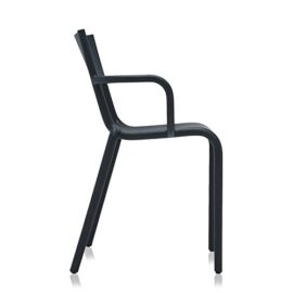 Kartell Generic A, Chaise, Noir, Set de 2 Kartell Generic A, Chaise, Noir, Set de 2 5