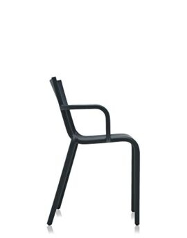 Kartell Generic A, Chaise, Noir, Set de 2 Kartell Generic A, Chaise, Noir, Set de 2 2