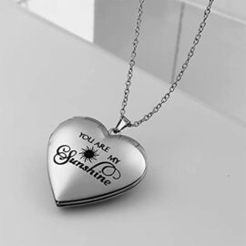 BOSAIYA AZ Vous ÊTES My Sunshine Heart Collier de médaille for Femmes Filles Qui Tient des Photos Cœur Cœur Pendentif Bijoux Bijoux T1029 (Metal Color : Style 2) BOSAIYA AZ Vous ÊTES My Sunshine Heart Collier de médaille for Femmes Filles Qui Tient des Photos Cœur Cœur Pendentif Bijoux Bijoux T1029 (Metal Color : Style 2) 6