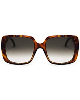 Gucci Lunettes de Soleil GG0632S HAVANA/BROWN SHADED 56/20/145 femme Gucci Lunettes de Soleil GG0632S HAVANA/BROWN SHADED 56/20/145 femme 2