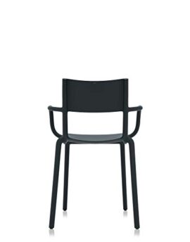 Kartell Generic A, Chaise, Noir, Set de 2 Kartell Generic A, Chaise, Noir, Set de 2 3