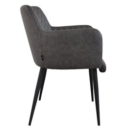 Damiware Rose Chaise avec Accoudoir | Salle à Manger Confort Revêtement en Tissu (Stone) Damiware Rose Chaise avec Accoudoir | Salle à Manger Confort Revêtement en Tissu (Stone) 5