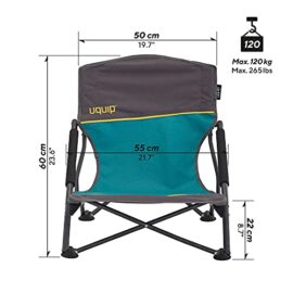 Uquip Chaise de Plage Sandy – Fauteuil Pliant et Confortable – Capacité de Charge 120 Kg Uquip Chaise de Plage Sandy – Fauteuil Pliant et Confortable – Capacité de Charge 120 Kg 2