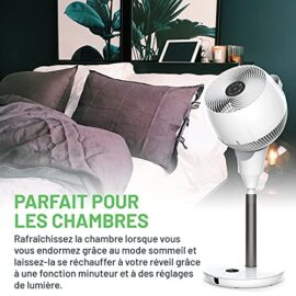 Ventilateur sur pied rafraîchissant MeacoFan 1056P – Grand ventilateur oscillant sur piedcirculateur d’air pour chambres et salons, silencieux et hauteur ajustable Ventilateur sur pied rafraîchissant MeacoFan 1056P – Grand ventilateur oscillant sur piedcirculateur d’air pour chambres et salons, silencieux et hauteur ajustable 4