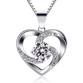 B.Catcher Femme Collier en Argent 925 Pendentif Coeur Gardien de l’amour Saint-Valentin Zirconium cubique Cadeau parfait élégant B.Catcher Femme Collier en Argent 925 Pendentif Coeur Gardien de l’amour Saint-Valentin Zirconium cubique Cadeau parfait élégant