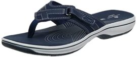 Clarks - Tongs Breeze Sea H Femme, 39 EUR, Navy Synthetic