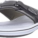 Clarks - Tongs Breeze Sea H Femme, 41.5 EUR, Pewter Synthetic