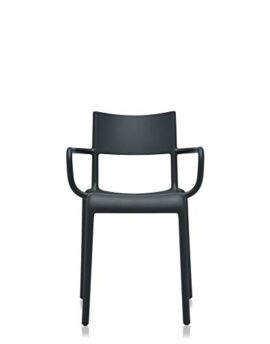 Kartell Generic A, Chaise, Noir, Set de 2