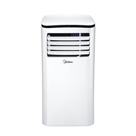 Midea Climatiseur Mobile Eco Friendly Lite 7000 BTU/H, 3-EN-1 Refroidisseur Déshumidificateur Ventilateur, Follow me, Mode nuit, Design compact, Pour pièces de 25㎡/68m³, EEK A+, R290