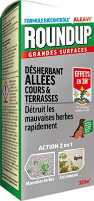 Roundup Désherbant Allées Cours et Terrasses Concentré, 800ml