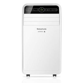 Taurus AC 260 KT – Climatiseur mobile 1050W, 3 en 1 : froid, déshumidificateur et ventilateur, silencieux, minuterie, avec télécommande, kit fenêtre, roues Taurus AC 260 KT – Climatiseur mobile 1050W, 3 en 1 : froid, déshumidificateur et ventilateur, silencieux, minuterie, avec télécommande, kit fenêtre, roues