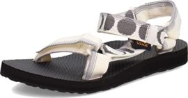 Teva Sandales universelles pour femme, Blanc brume, 36 EU