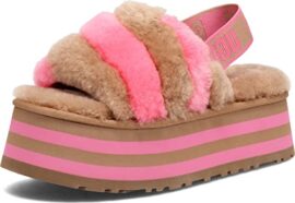 UGG Tongs pour femme, Combinaison marron/rose, 41 EU