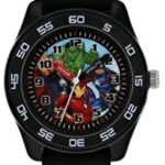 Marvel Garçons Analogique Quartz Montre avec Bracelet en Caoutchouc AVG9007