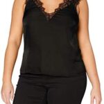 Morgan Blouse Bretelles Larges en Dentelle Orla Femme