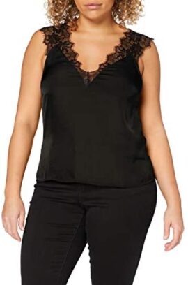 Morgan Blouse Bretelles Larges en Dentelle Orla Femme