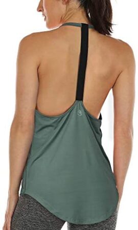 icyzone Femmes Débardeurs de Sport sans Manches en Vrac Fitness Yoga Tank Tops