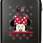 Disney My Pretty Bow Valise de cabine noire 38 x 55 x 20 cm rigide ABS fermeture à combinaison latérale 34 L 2,66 kg 4 roulettes doubles bagage à main