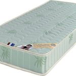 King of Dreams Luxe Aloe 80x200 Matelas Mousse Poli Lattex Indéformable - Face Laine Merinos 100% -Tissu à l'Aloé Vera - Hauteur 19 cm - Soutien Ferme - Orthopédique (80_x_200_cm)