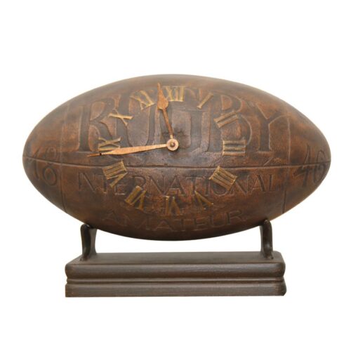 Horloge ballon de rugby