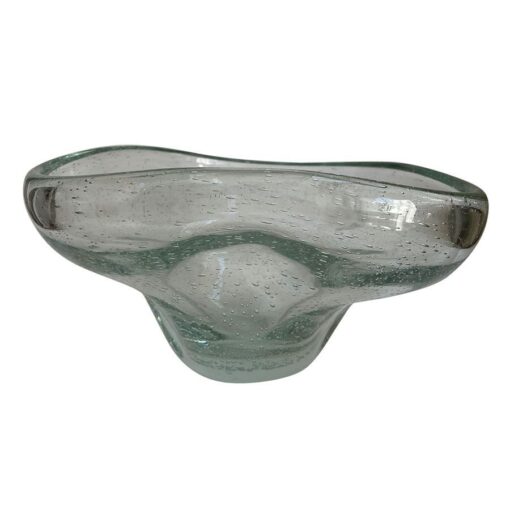 Coupe bleue verre d 29 cm