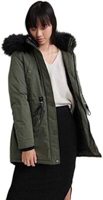 Superdry Nadare Microfibre Parka Veste Femme