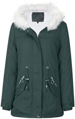 YYNUDA Parka Femme Hiver à Capuche Blouson Veste Manteau Femme Capuche