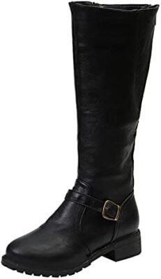 Dasongff Bottes d'équitation pour femme - Bottes